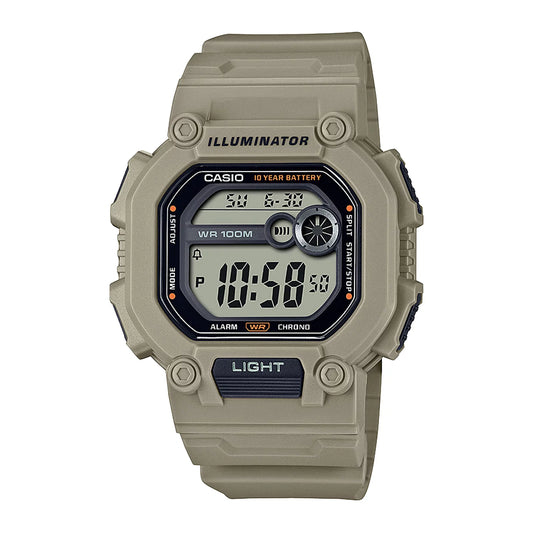 RELOJ DIGITAL CASIO DEPORTIVO ILLUMINATOR W-737HX-5A HOMBRE