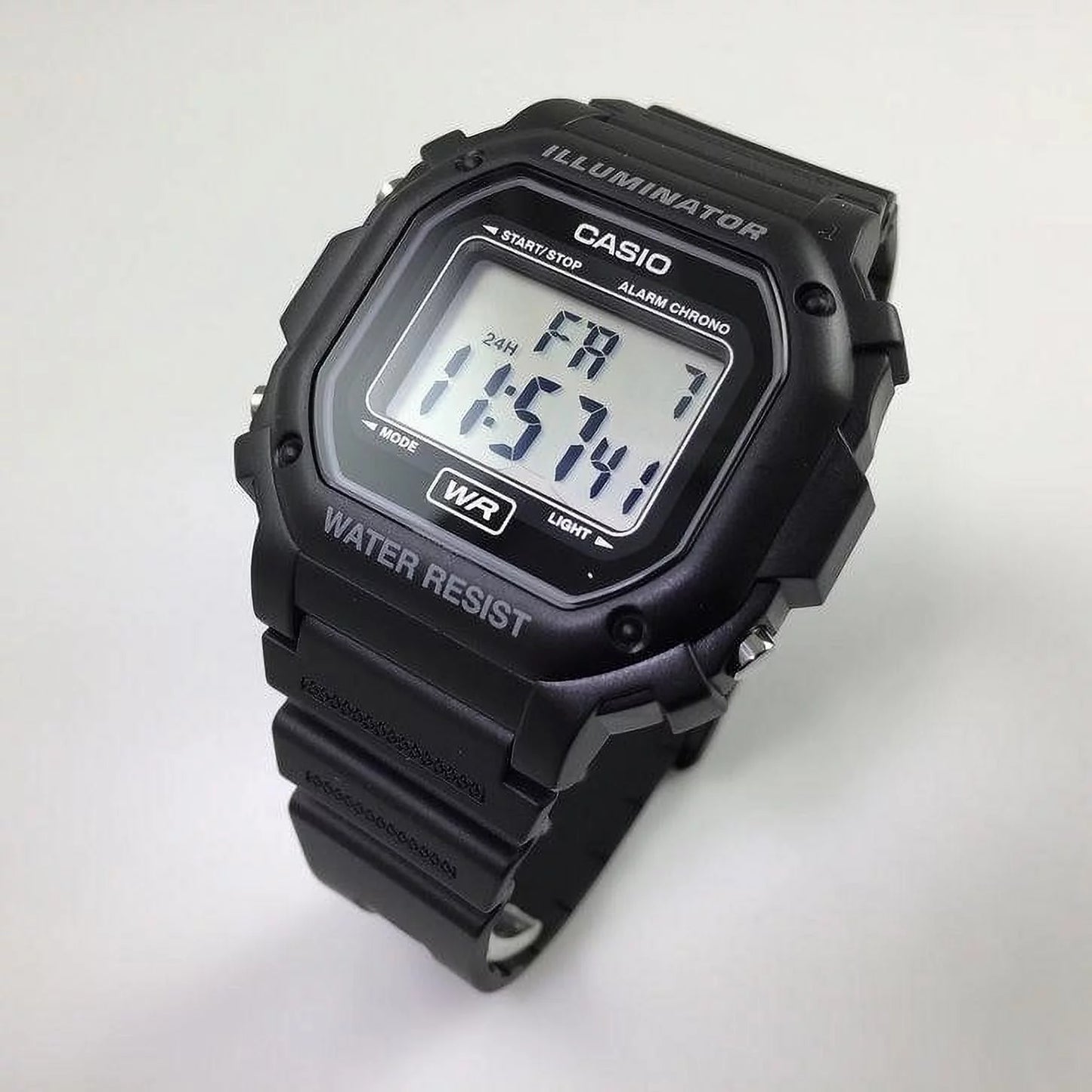 RELOJ DEPORTIVO DIGITAL CASIO ILLUMINATOR NEGRO F108WH-1ACF