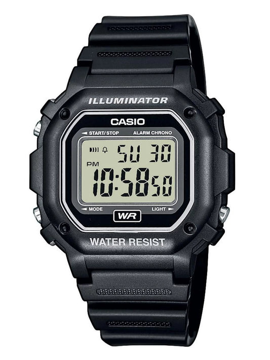 RELOJ DEPORTIVO DIGITAL CASIO ILLUMINATOR NEGRO F108WH-1ACF