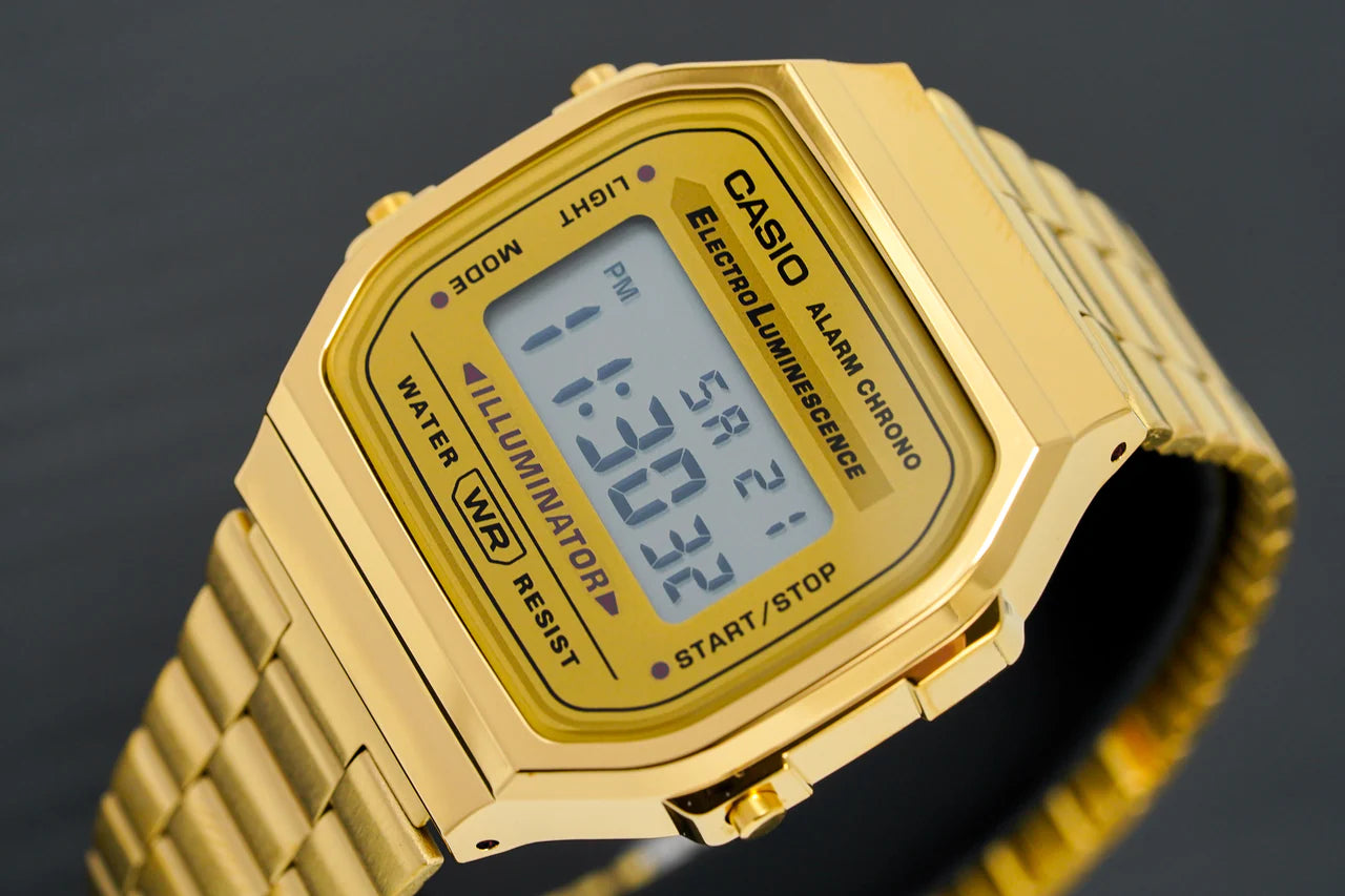 RELOJ CASIO RETRO DIGITAL A168WG-9W UNISEX