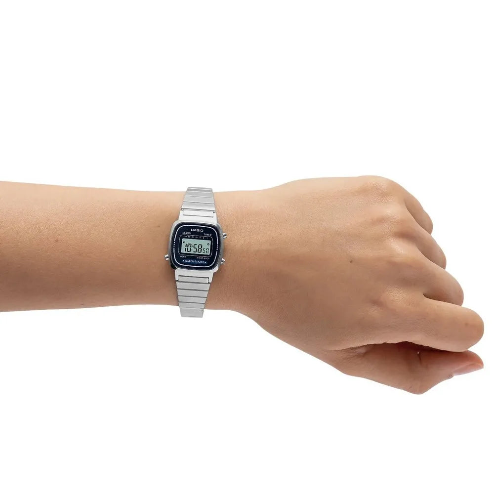 RELOJ CASIO RETRO DIGITAL LA670WA-2DF MUJER