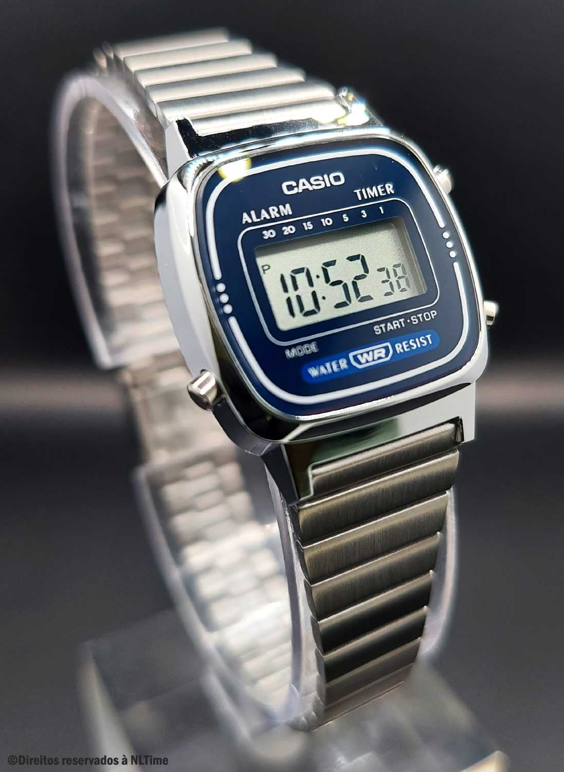 RELOJ CASIO RETRO DIGITAL LA670WA-2DF MUJER