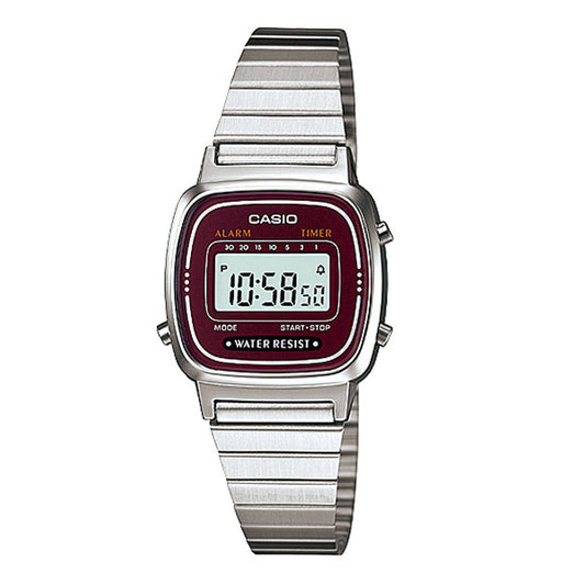 RELOJ CASIO RETRO DIGITAL LA670WA-4DF MUJER