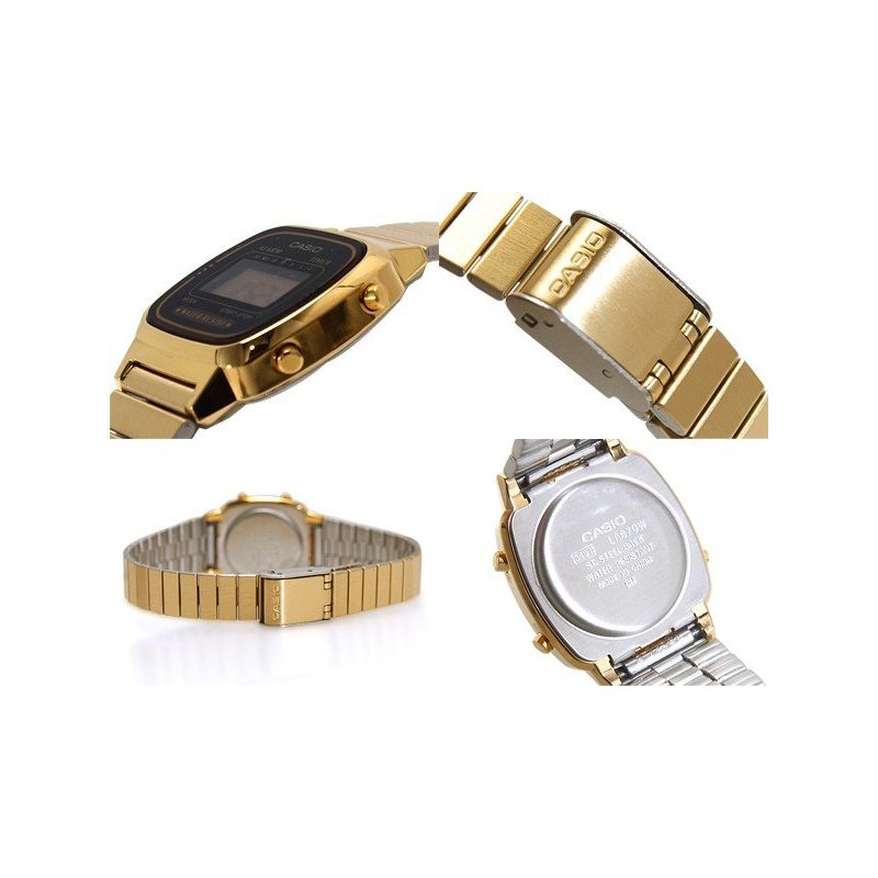 RELOJ CASIO RETRO DIGITAL LA670WGA-1DF MUJER