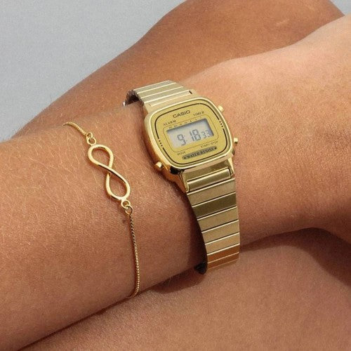 RELOJ CASIO RETRO DIGITAL LA670WGA-9DF MUJER