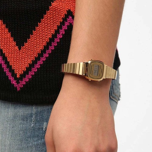 RELOJ CASIO RETRO DIGITAL LA670WGA-9DF MUJER