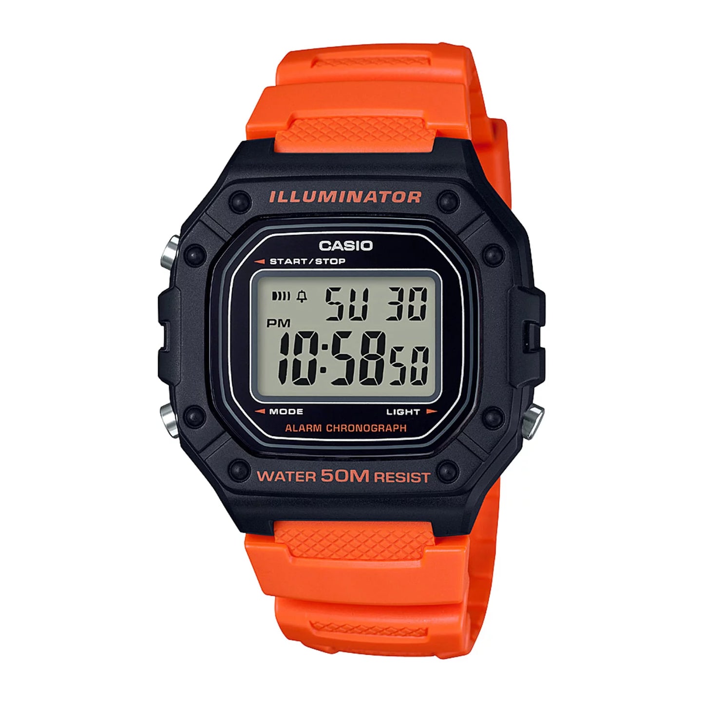 RELOJ DIGITAL CASIO ILLUMINATOR W-218H-4B2VDF HOMBRE