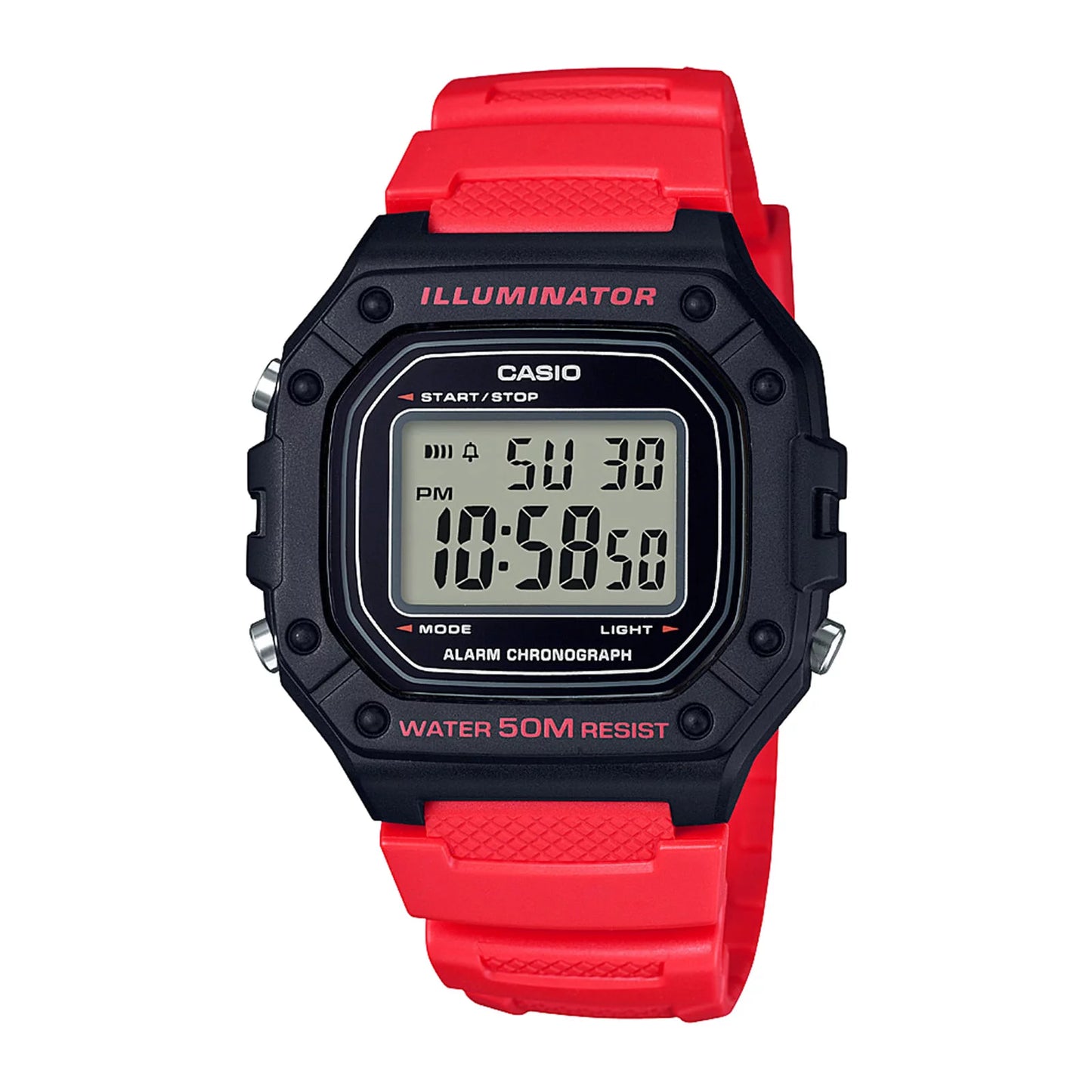 RELOJ DIGITAL CASIO ILLUMINATOR W-218H-4BVDF HOMBRE