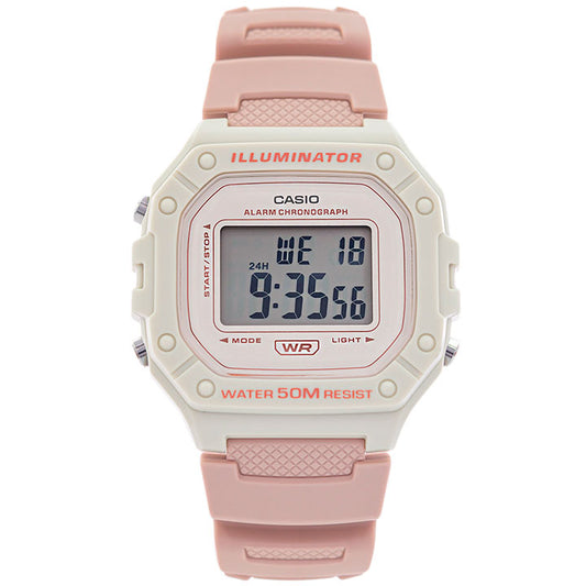 RELOJ DIGITAL CASIO ILLUMINATOR W-218HC-4A2VDF MUJER